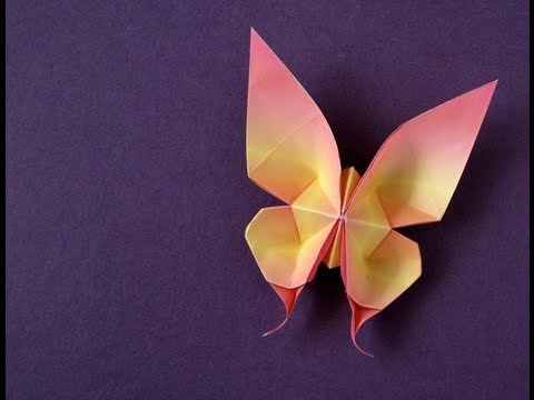 Origami Swallowtail Butterfly (first version)
