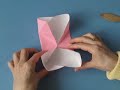 Оригами видеосхема бабочки парусника 2