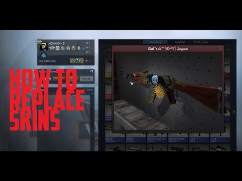 how to install cs go skins