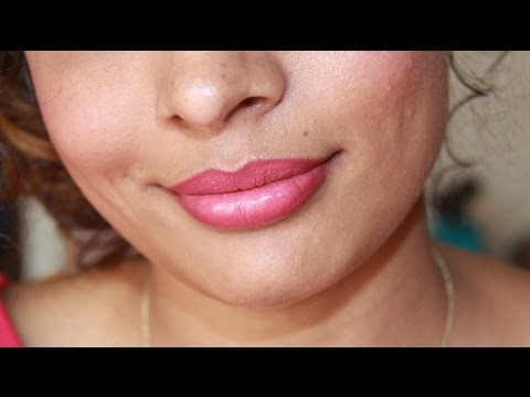 how to apply pink lipstick