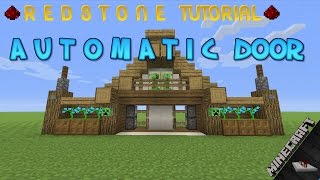 Minecraft Easy Redstone Automatic Door Tu31 Ps3 Ps4 Xboxone