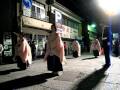 2009/10/10琴平町金刀比羅宮例大祭おとうかでの白馬　巫女さんデス！