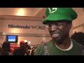 please watch in 1080p hd!! we visit nintendo world once again for the 25th anniversary of our favorite plumber mario!! on hand were nintendo of america's towering president reggie fils-aime and shigeru miyamoto, the creator of mario! we interviewed die-hard fans, checked out a ton of mario games, and had a great time! thanks nintendo, here's to another 25 years!! please subscribe and like us on facebook! www.facebook.com