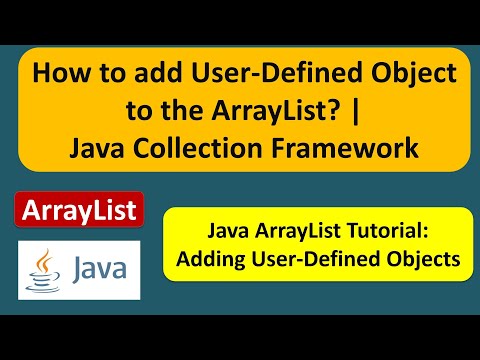 how to define arraylist in java