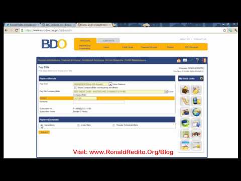 how to locate bdo account number