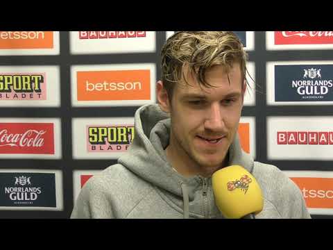 MrMadhawk.se Jesper Jensen Aabo efter Malmö - Färjestad 2019-12-05