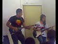 Honorato dando aula com musico