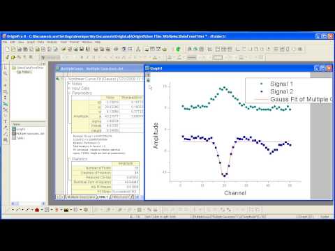 how to fit data in origin