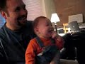 Baby laughs at Wii