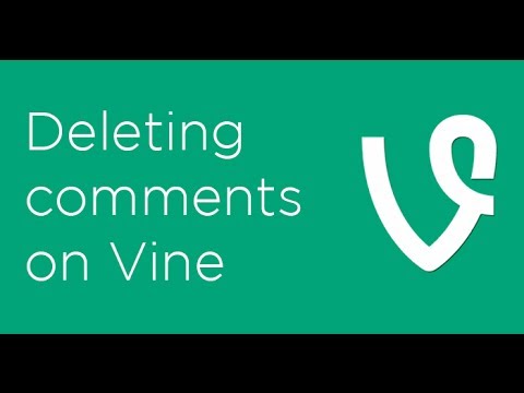 how to delete a vine post