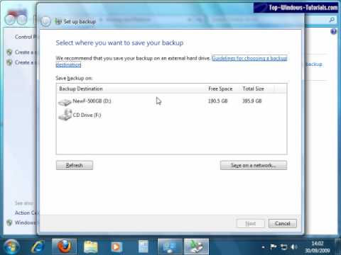 how to windows backup windows 7