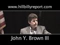 John Y. Brown III Speaking In Louisville, KY. 01.30.07