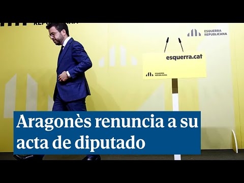 Aragonés renuncia a la seva acta de diputat i abandona la primera línia política