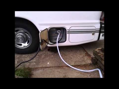 how to drain rv fresh water tank