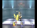 Pikachu chain grab demo on Fox