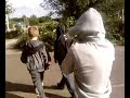following some kids on the way to graffiti walls