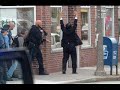 www.wickedlocal.com/needham for more info. This 911 dispatch recording from the Needham Police Department, includes a call from Gledis Potesta, a waitress at Stone Hearth Pizza on Great Plain Avenue, who called for help when a customer began behaving erratically. Potesta, who was already aware of the manhunt following a murder committed just a few blocks over, shrieked into the phone, claiming the man had a gun. Police surrounded Stone Hearth Pizza, and ultimately arrested an unarmed ...