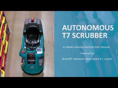 Autonomous Micro Ride-On Floor Scrubber | T7AMR