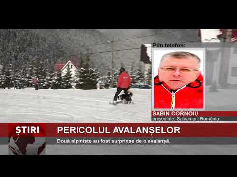 Pericol de avalanșă, în munți