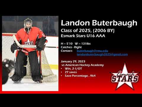 vs American Hockey Academy, 2-1 Overtime Win, 1/23/23