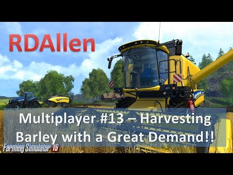 how to harvest barley in farming simulator 2015