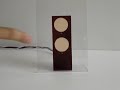Demonstration of a simple project based on two QT100A IC's mounted on a single-side board