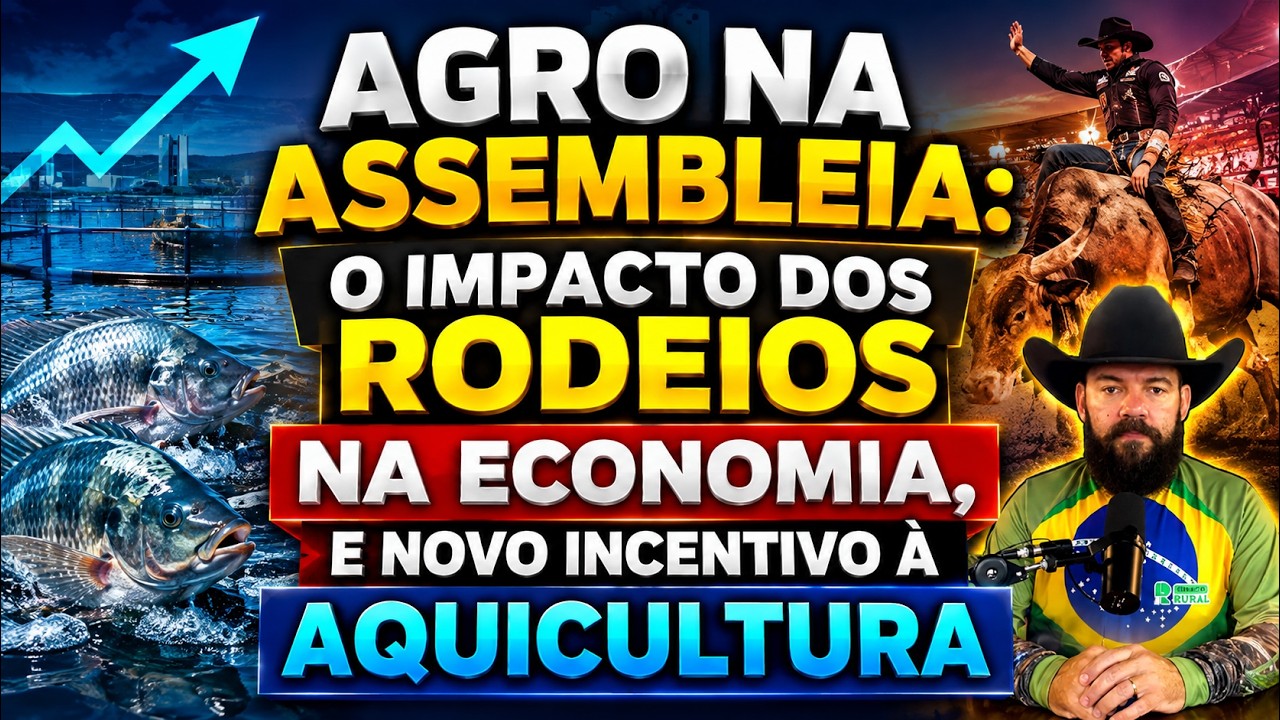 Agro na Assembleia: o impacto dos rodeios na economia, e novo incentivo à aquicultura.