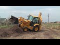 TEST DRIVE KOMATSU WB93R LOADING AND UNLOADING