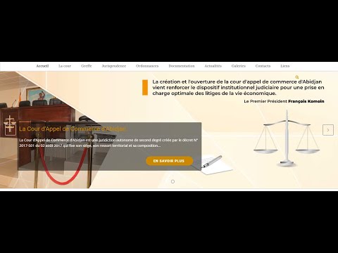 COTE D'IVOIRE: INVESTIGATION - ENQUÊTE SUR LES JURIDICTIONS DE COMMERCE D'ABIDJAN