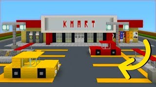Minecraft Tutorial: How To Make A Kmart Super Market Part 1 "2019 City Tutorial"