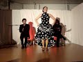Flamenco Martina Stenlund, Emil Pernblad och Thierry Boisdon.