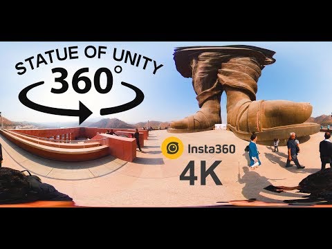 STATUE OF UNITY | 360 WALK-THROUGH | INSTA 360 ONE X | 4K - YouTube