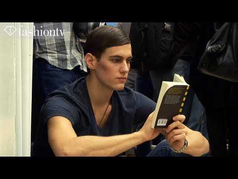 Models Backstage - Male Models Backstage at Iceberg Fall/Winter 2013-14 | Milan Men's Fashion Week http://www.FashionTV.com/videos MILAN - FashionTV is backstage at the Iceberg...