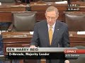 Harry Reid talks Slavery, Sufferage and Civil Rights in the Context of Health Care Bill