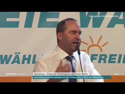 Hubert Aiwanger beim politischen Frhschoppen der Freien Whler am 03.09.18