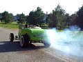 Psycho-DeVilles Hot Rod 32 Roadster burnout
