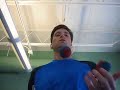 Treadmill joggling - front view