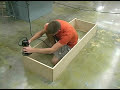 How to Build Upright Bookshelves : How to Rabbet Back for Upright Bookshelf