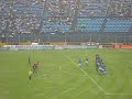 Cruz Azul - Puebla, freekick taken by Goalkeeper from Puebla !
