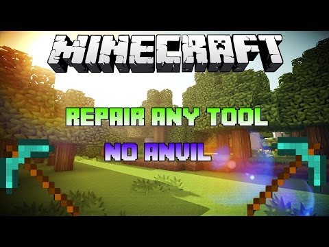 how to repair objects in minecraft