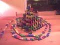 big 3D domino pyramid