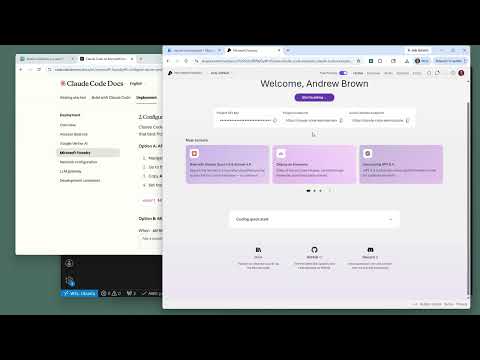 Claude Code Essentials - API Key via Microsoft Foundry