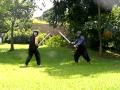 RSW 2009_12_13a Sparring Bastard Sword vs Katana