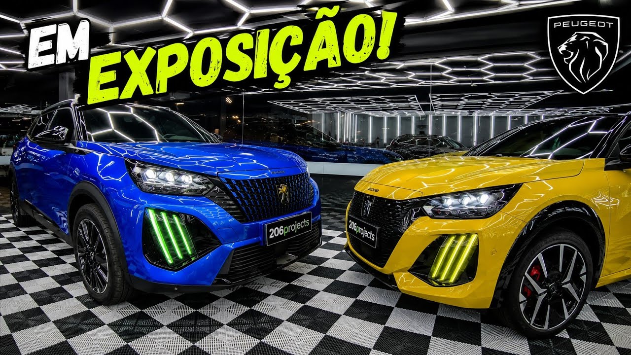 COLOQUEI meus PEUGEOT na VITRINE!!