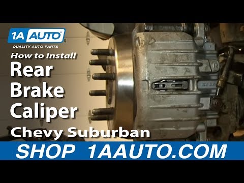 How To Install replace Rear Brake Caliper 2000-06 Chevy Suburban