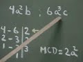 Maximo Comun Divisor - De monomios Ejemplo03 Maximo Comun Divisor - De monomios Ejemplo03