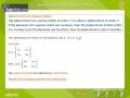 Watch 'Determination of Square Matrix of order 2'