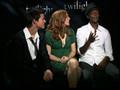 Taylor Lautner Rachelle Lefevre Edi Gathegi twilight talk