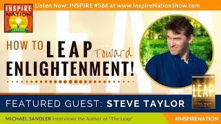 A screenshot of 'How to Leap Toward Enlightenment! The Psychology of Awakening.' video, with Steve Taylor