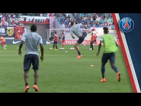 Zlatan amazing skills are back on the pitch